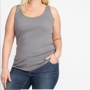 Ribbed  fitted tank top